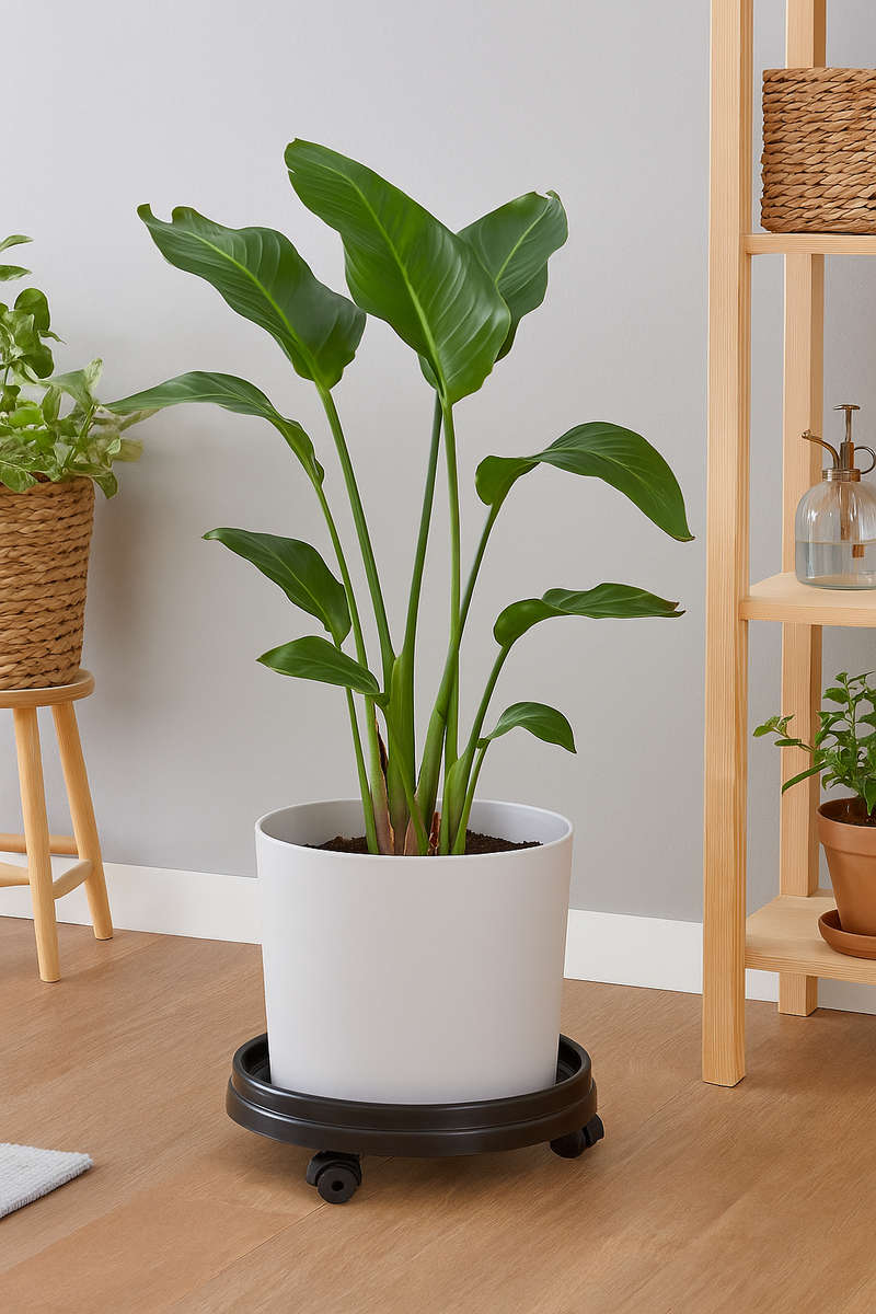 Round Plastic Trolley