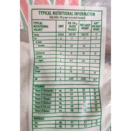Iwisa Super Maize Meal Maize Flour 12.5kg
