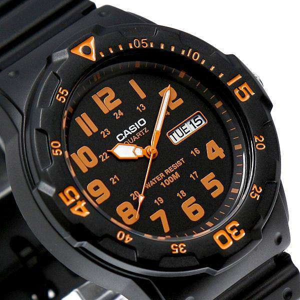 Casio Men's Sports Analogue Watch - Orange (Parallel Import)