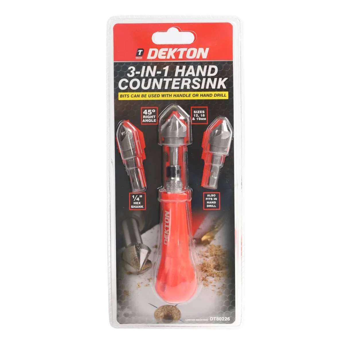 DEKTON 3PC Hand Countersink Set