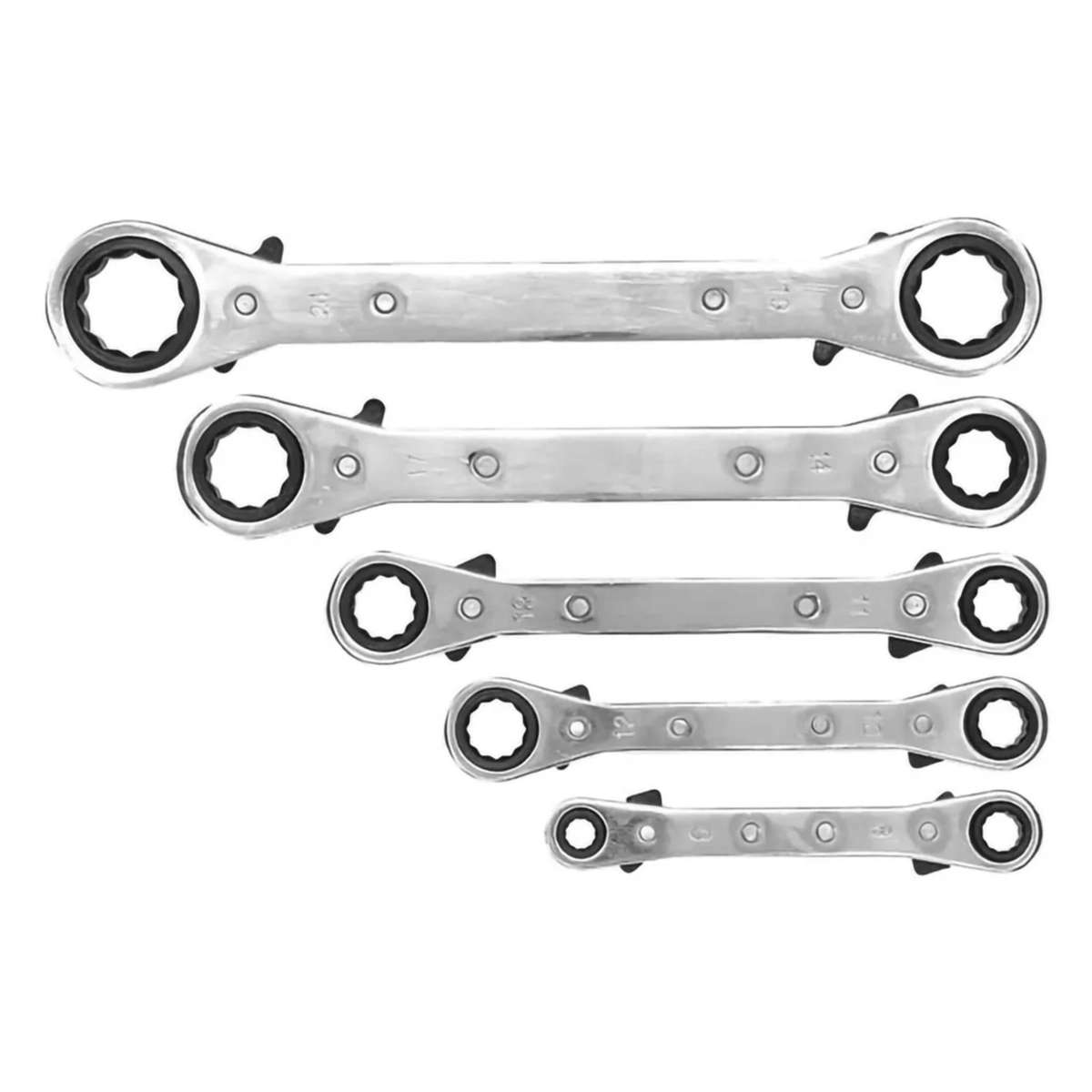 DEKTON 5PC Ring Ratchet Spanner Set
