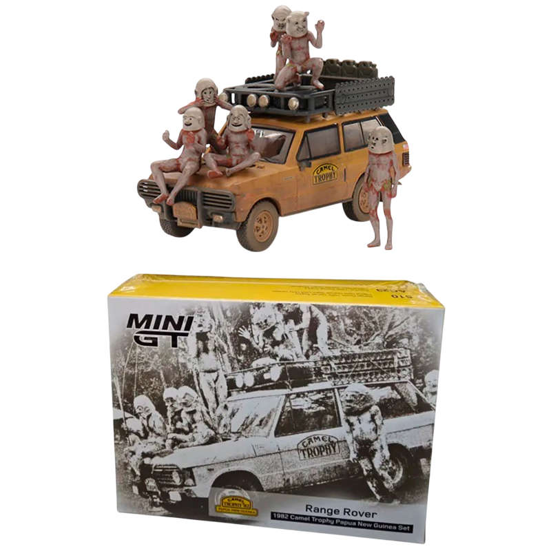 Mini GT Range Rover 1982 Camel Trophy Papua New Guinea 1:64 Model