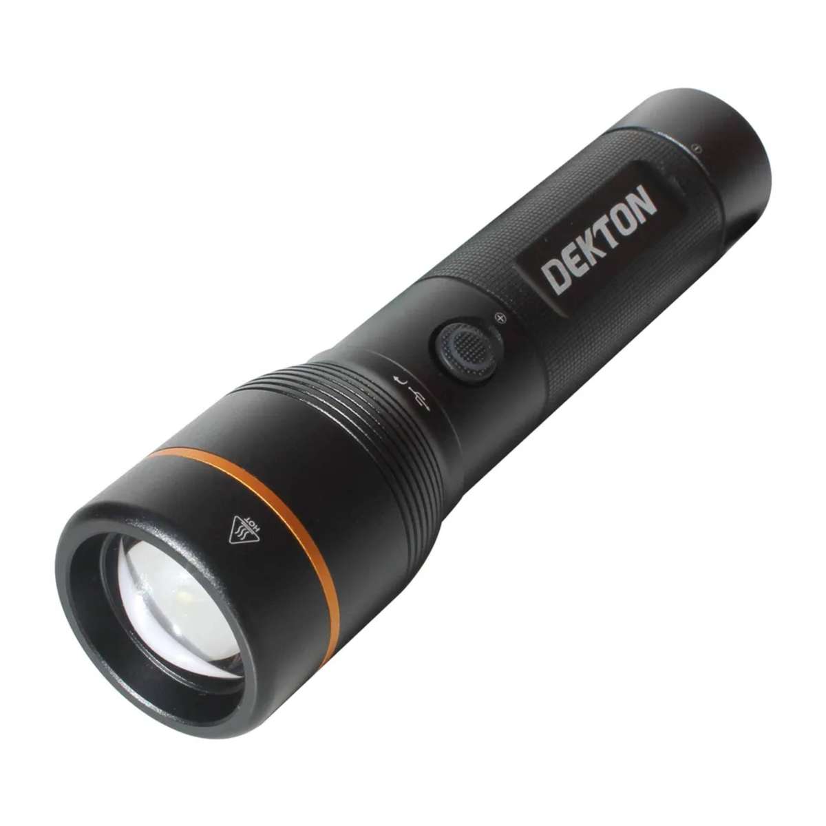 DEKTON Pro Light XP 2000 Professional Rechargeable Torch - 2000 Lumens / 300m Distance