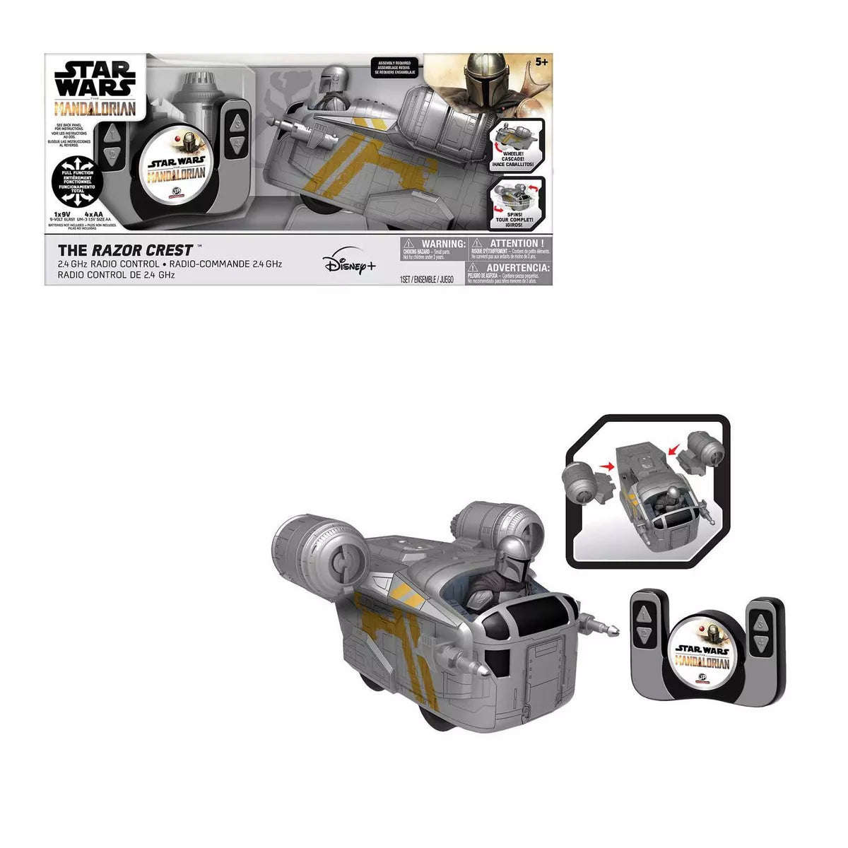 Star Wars The Mandalorian Remote Control Razor Crest