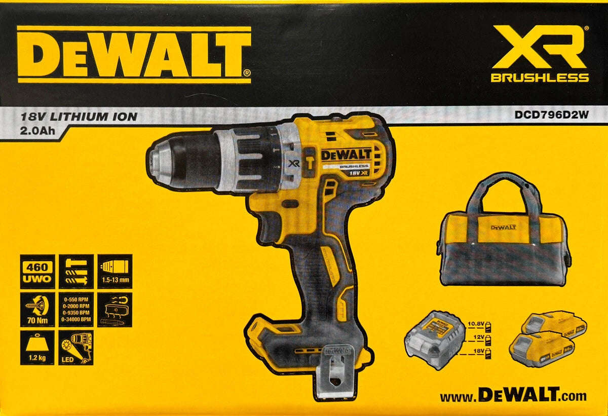Dewalt 18V XR Brushless Hammer Drill Driver