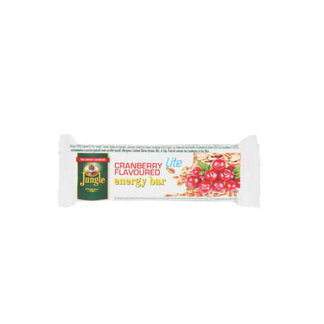 Jungle Energy Bar LITE Cranberry Flavoured 40g