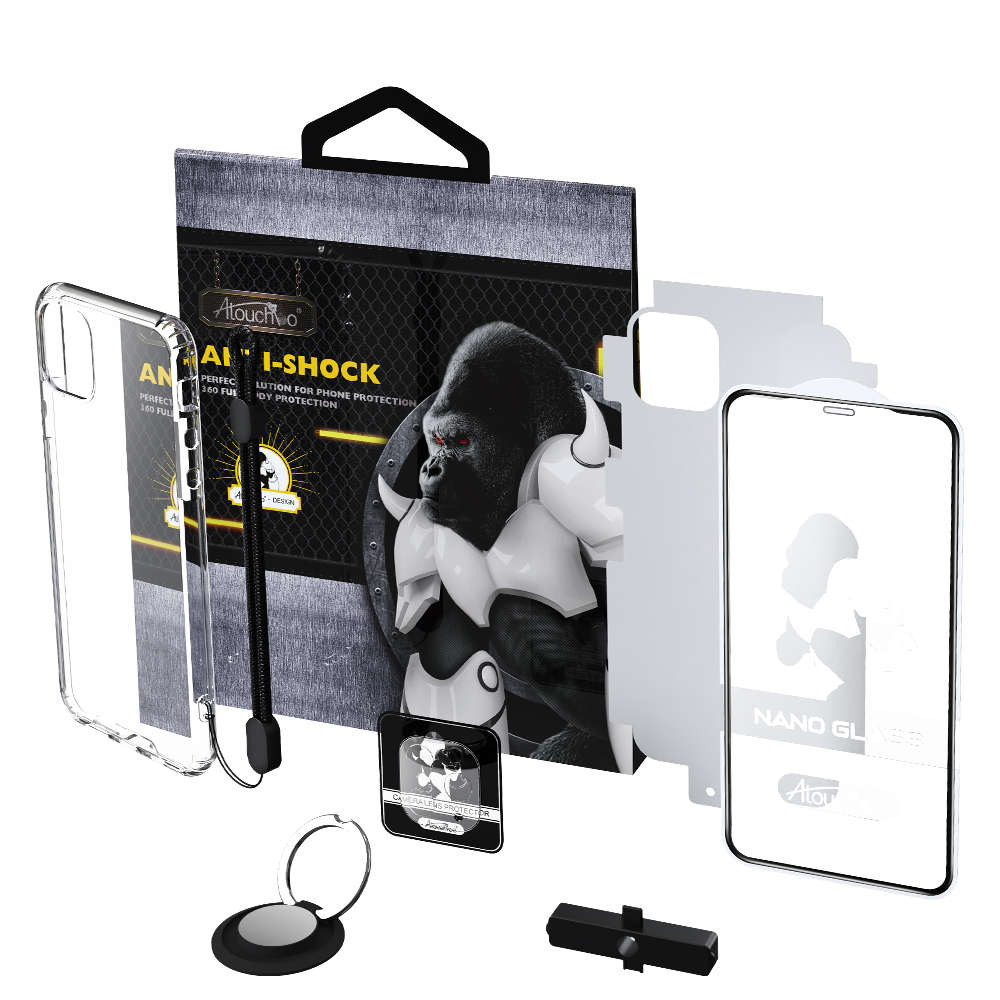 Atouchbo 6 in 1 Shockproof Set - 11 BLACK