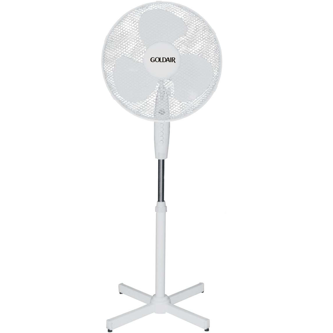 Goldair-40cm Oscillating Pedestal Fan - White GPF-16YA
