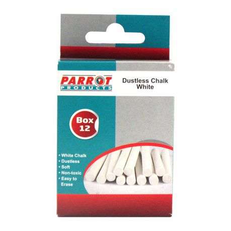 Dustless Chalk (12 Box White) CH0012W