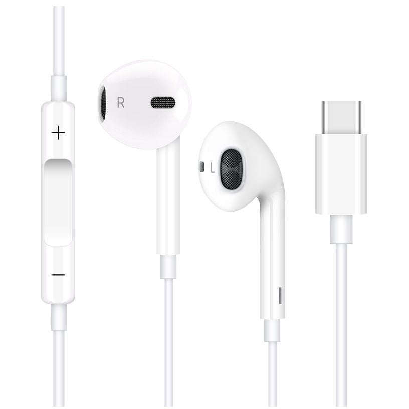 Type C Earphones White