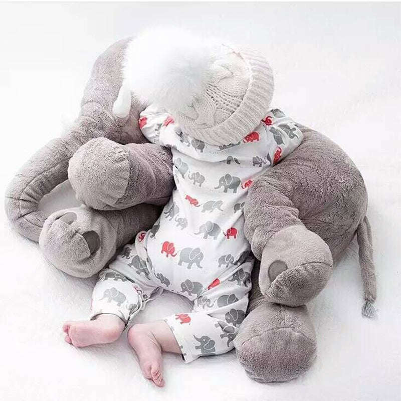 Stuffed Elephant Plush Pillow