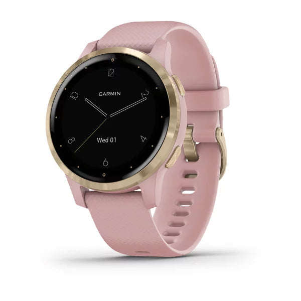 Garmin Vivoactive 4S Smartwatch - Pink/Gold