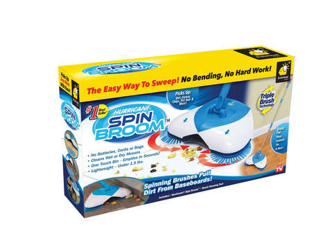 Hurricane Spin Rotating Brush Broom