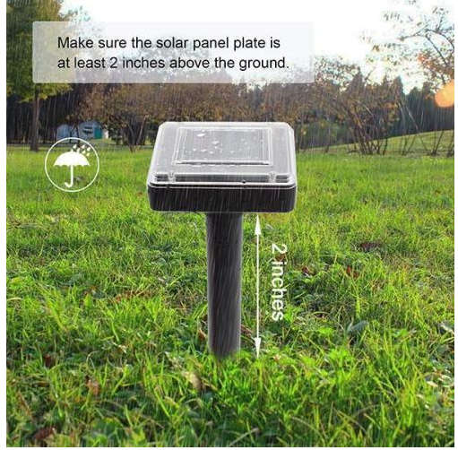 Ultrasonic Solar Powered Rodent Repeller