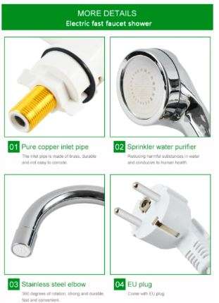 Instant Electric Heating Water Faucet & Shower