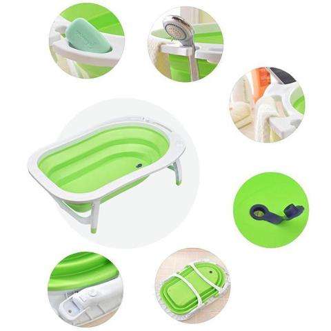 Baby Folding  Bath - Green