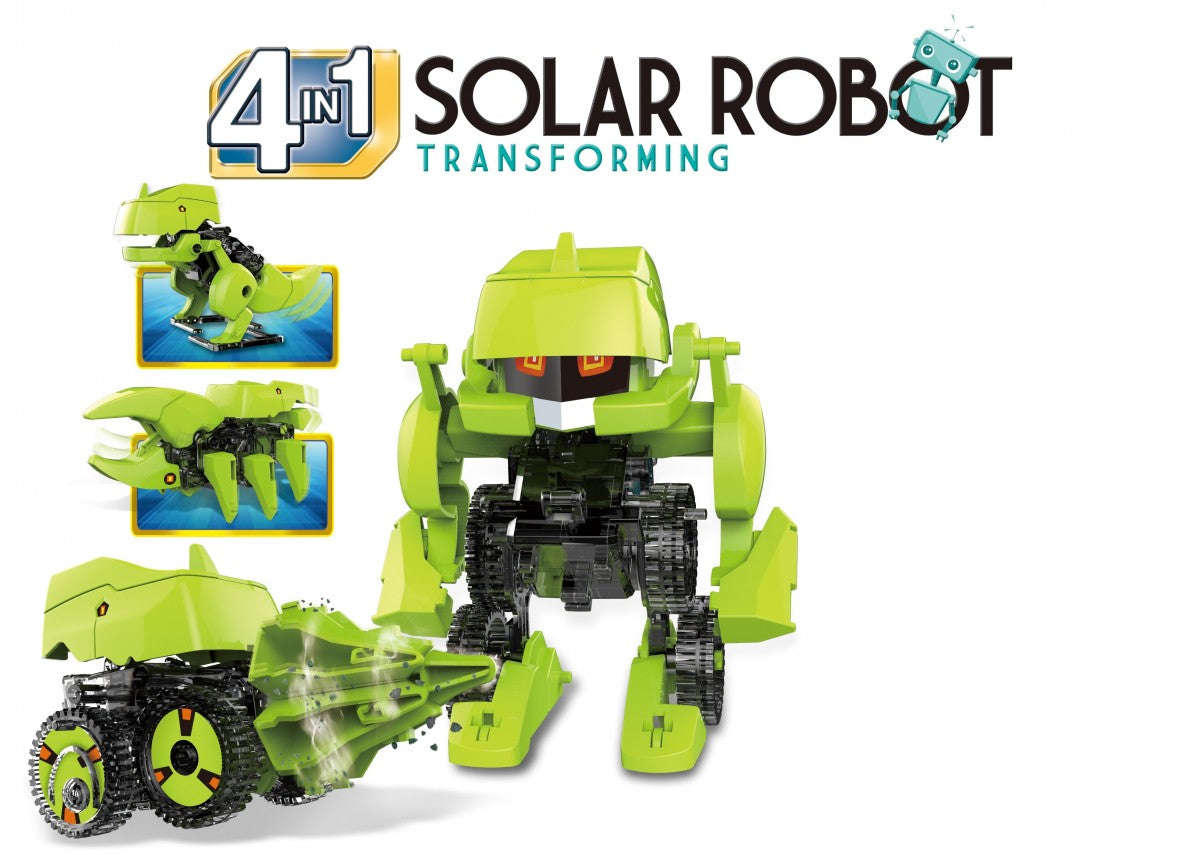 Christmas Sale-4in1 Solar Robot Transforming