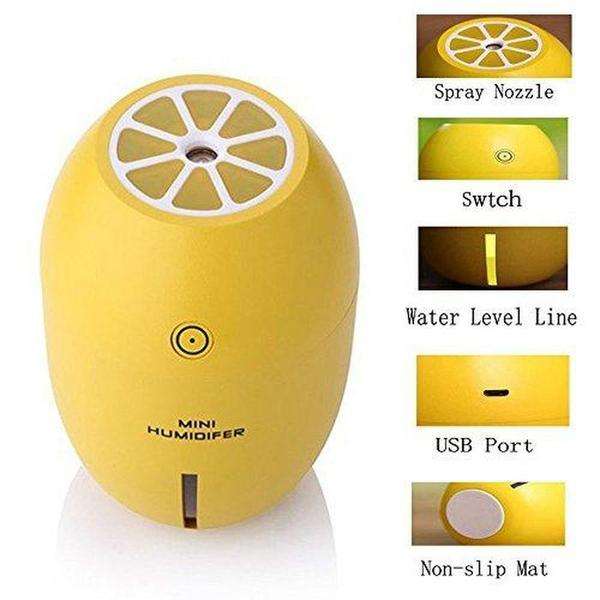 Clearance Sale- Portable Mini USB Lemon Humidifier Orange