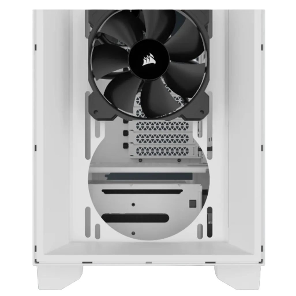 3000D Tempered Glass Mid-Tower- White