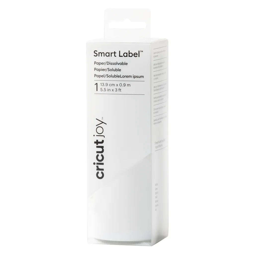 2010061 - Cricut Joy Smart Dissolvable Paper Lables White; 5.5x36inch