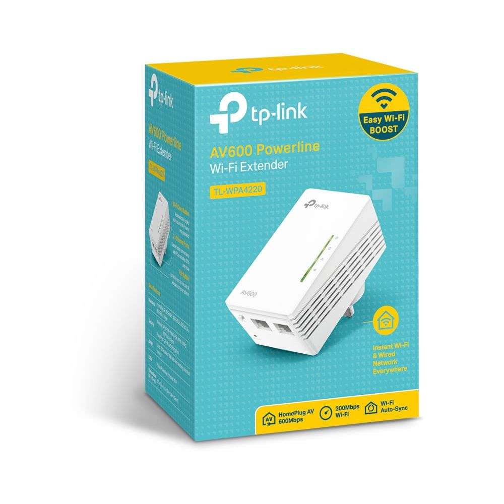 TP-Link TL-WPA4220 AV600 Powerline Wi-Fi Extender