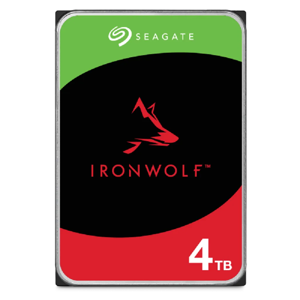 Seagate Ironwolf ST4000VN006 4TB 3.5'' HDD NAS Drives; SATA 6GB/s Interface; 1-8 Bays Supported; ...