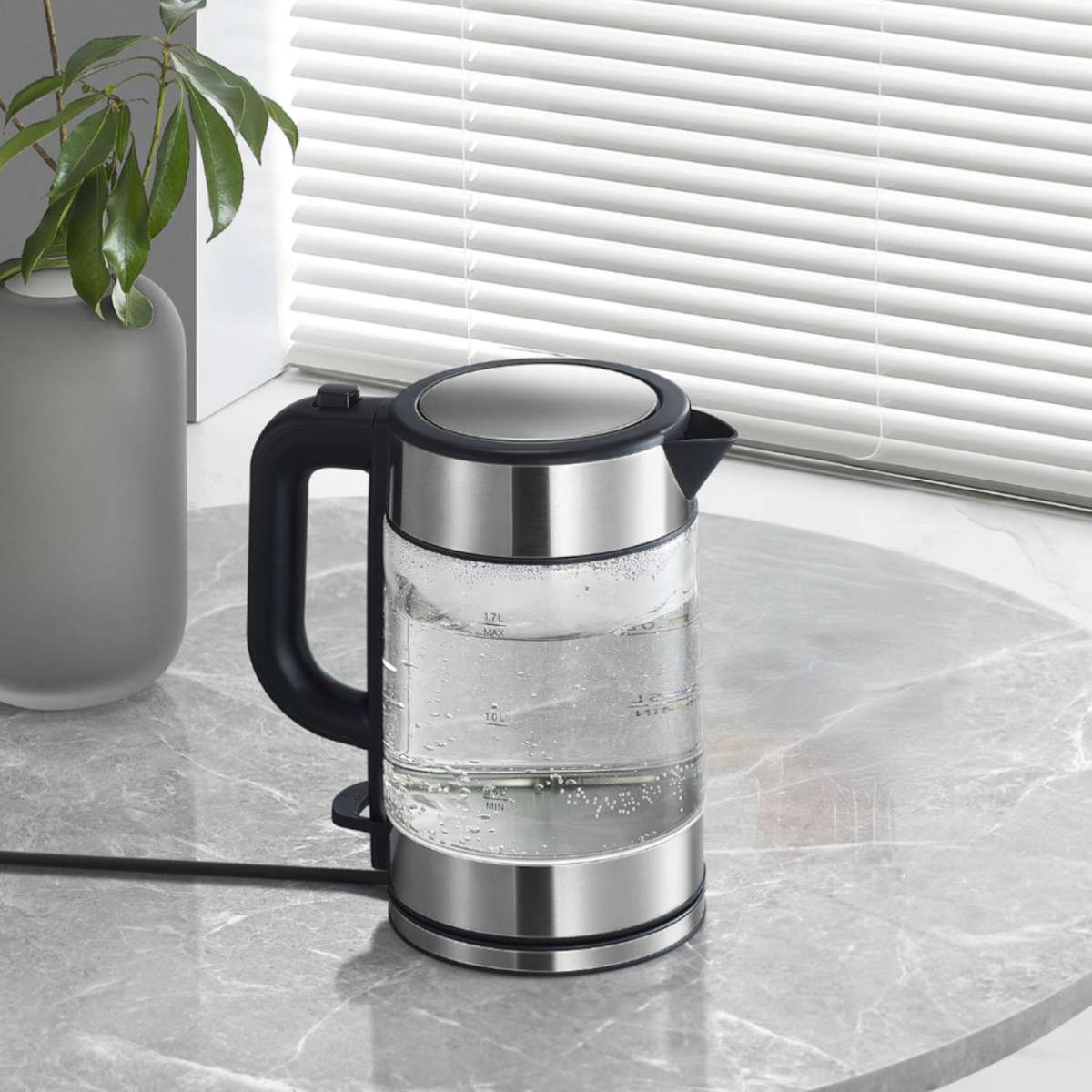 Xiaomi 1.7L Electric Glass Kettle  2200W Fast Boil