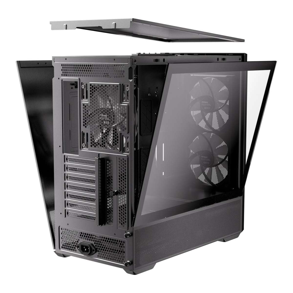 Antec FLUX Rear ARGB ATX Mid Tower Gaming Chassis - Black