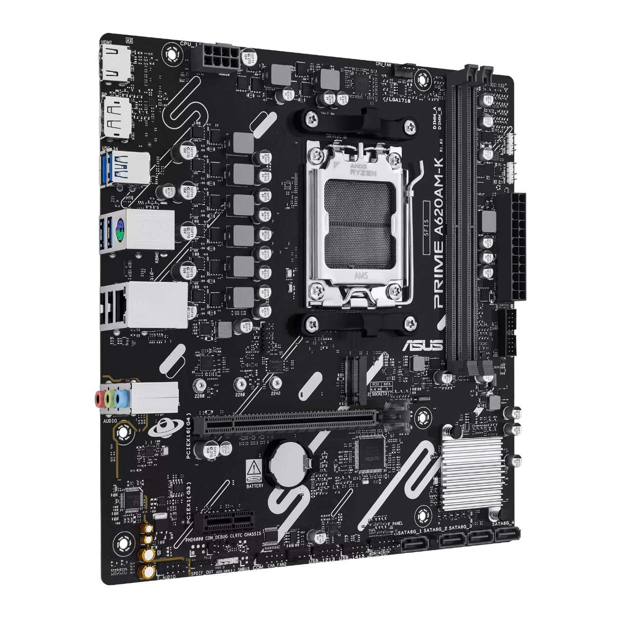 Asus PRIME A620AM-K AM5 M-ATX Motherboard