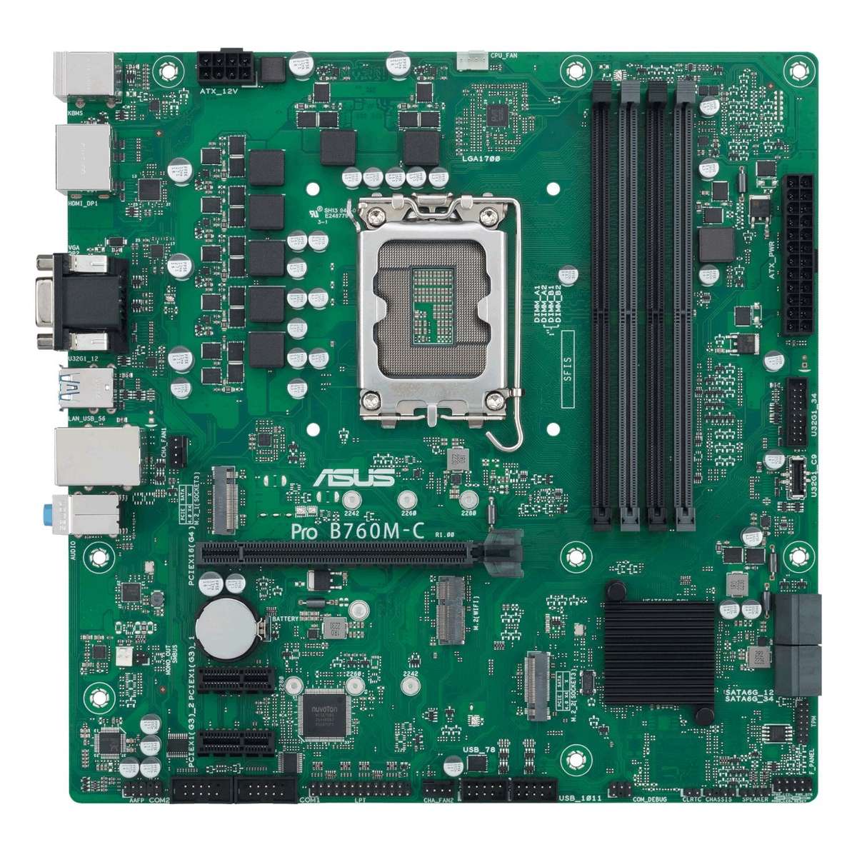ASUS PRO B760M C CSM LGA 1700 M-ATX Motherboard