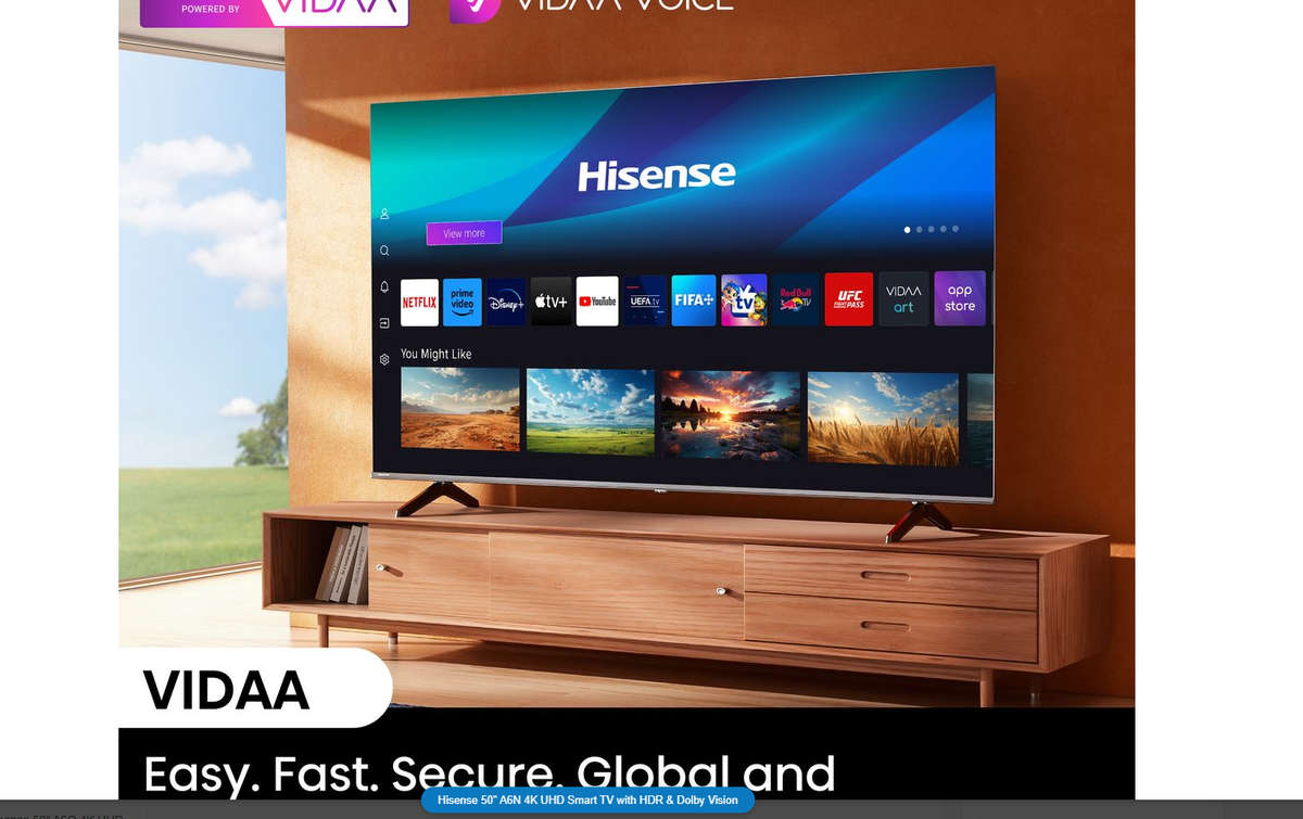 Hisense 50 inch A6N Series Direct LED UHD Vidaa