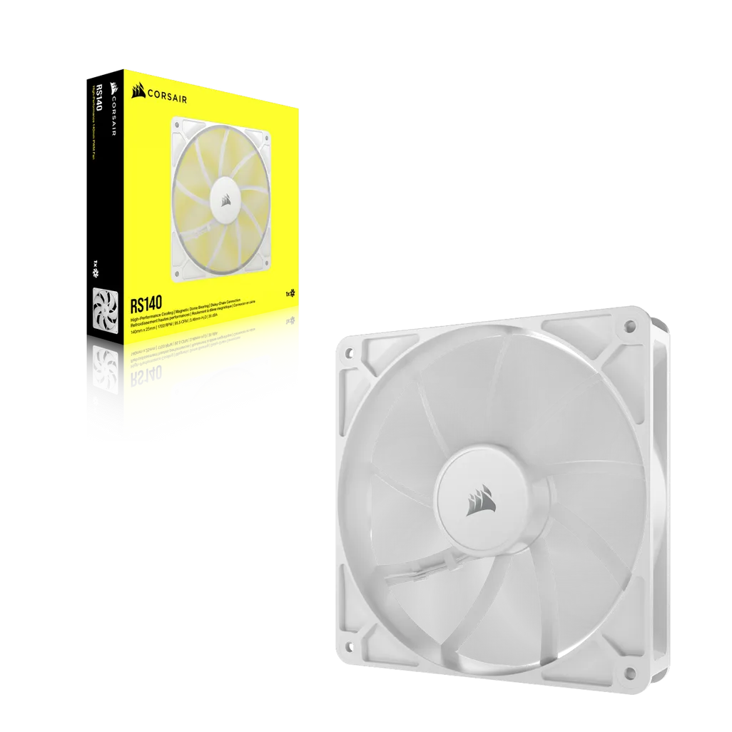 CORSAIR RS140 140mm PWM Fan  White