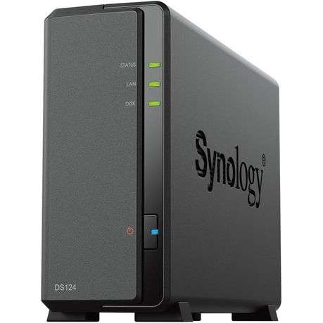 DiskStation 1 Bay NAS; Realtek RTD1619B; 4-core 1.7 GHz; 1 GB DDR4 non-ECC