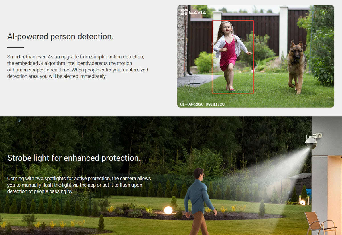 EZVIZ C8C Full HD Outdoor Pan/Tilt Security WiFi Camera (UNBOXED DEAL)