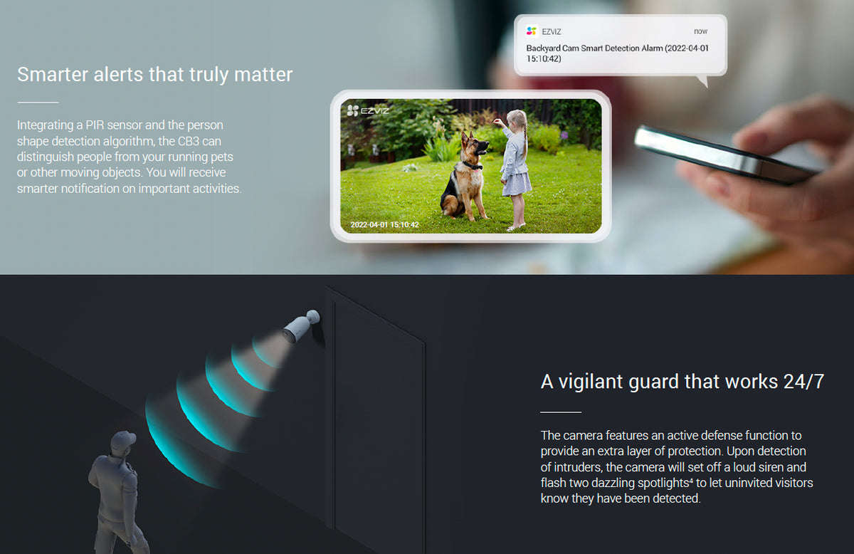 EZVIZ CB3 1080p WiFi Battery Security Camera