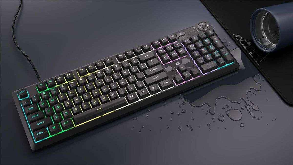 Corsair K55 CORE RGB Gaming Keyboard - Black