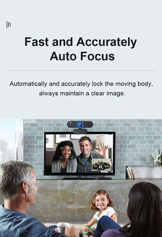 Boltex Full HD 1080p webcam with auto focus and 30 fps