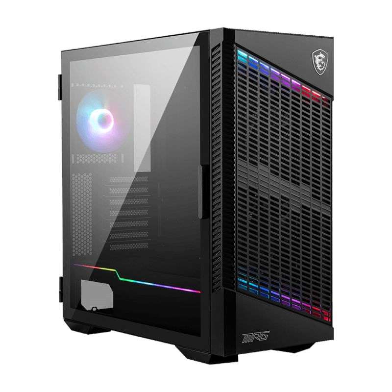 MSI CHASSIS VELOX AIRFLOW 100P ATX BK