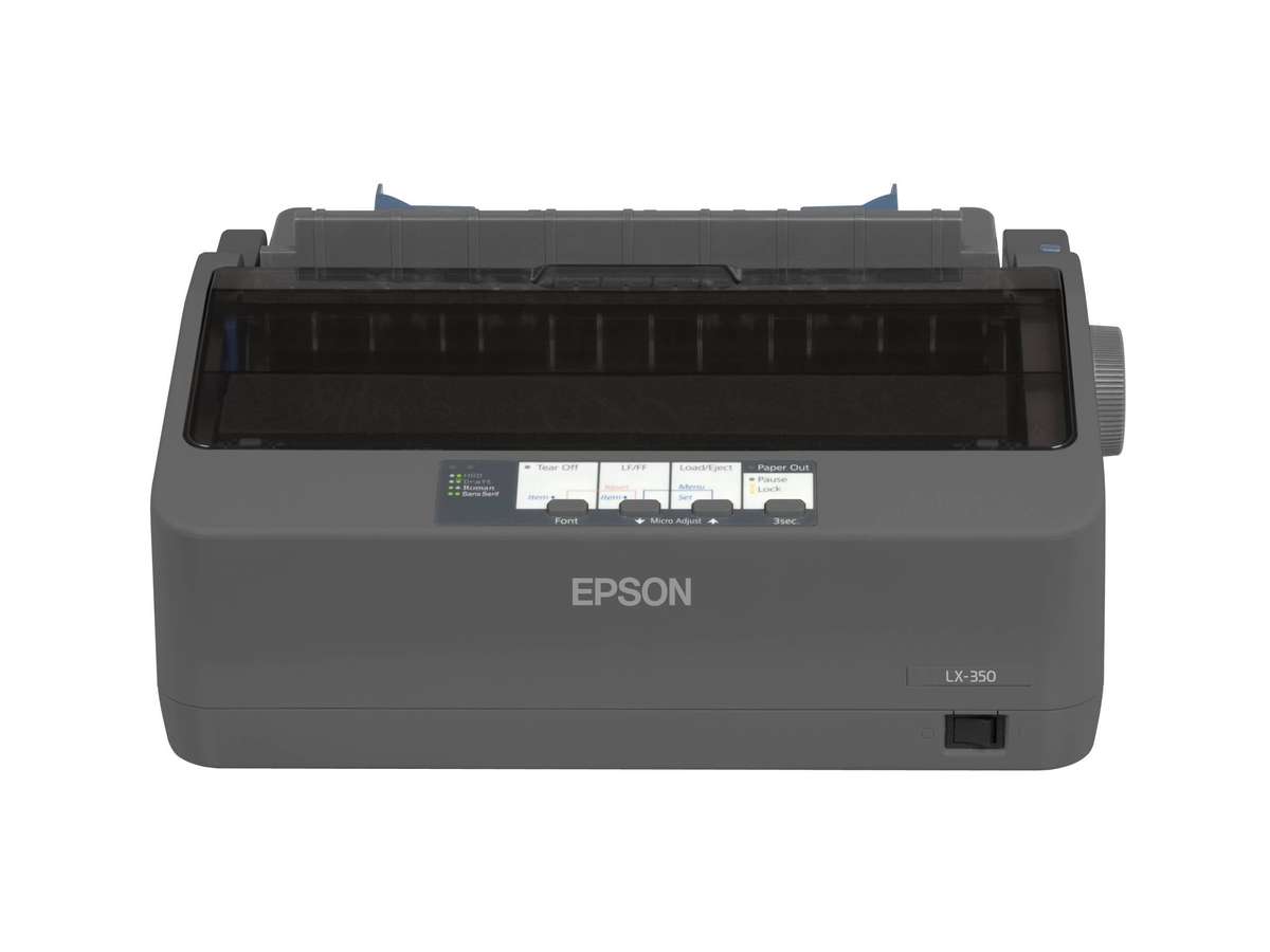 Epson LX-350; Dot Matrix Printers; Impact dot matrix; 80columns; 9 Needles; RS-232; Bidirection...