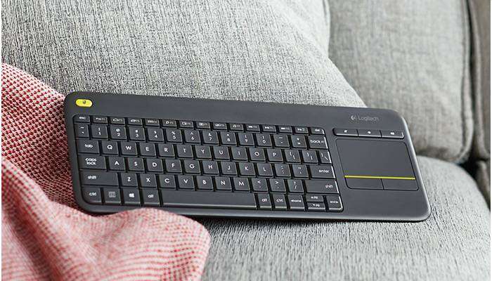 Logitech K400 Plus Wireless Touch Keyboard - Dark Grey