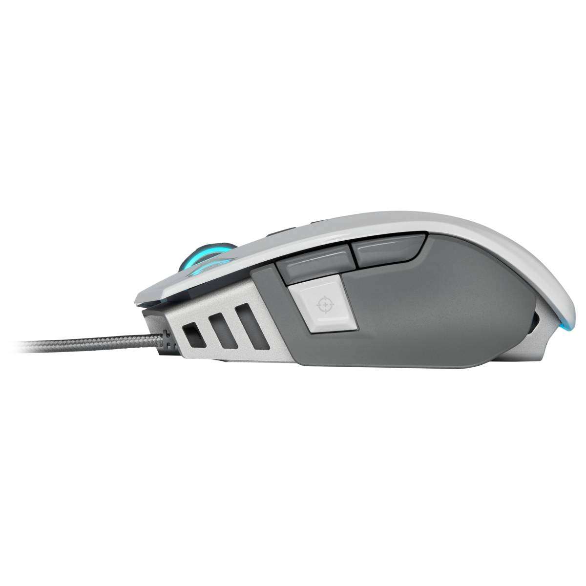 Corsair CH-9309111 M65 RGB Elite 18,000 DPI Tunable White Wired Optical Gaming Mouse (UNBOXED DEAL)