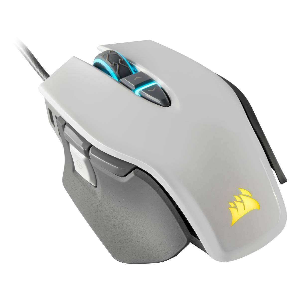 Corsair CH-9309111 M65 RGB Elite 18,000 DPI Tunable White Wired Optical Gaming Mouse (UNBOXED DEAL)