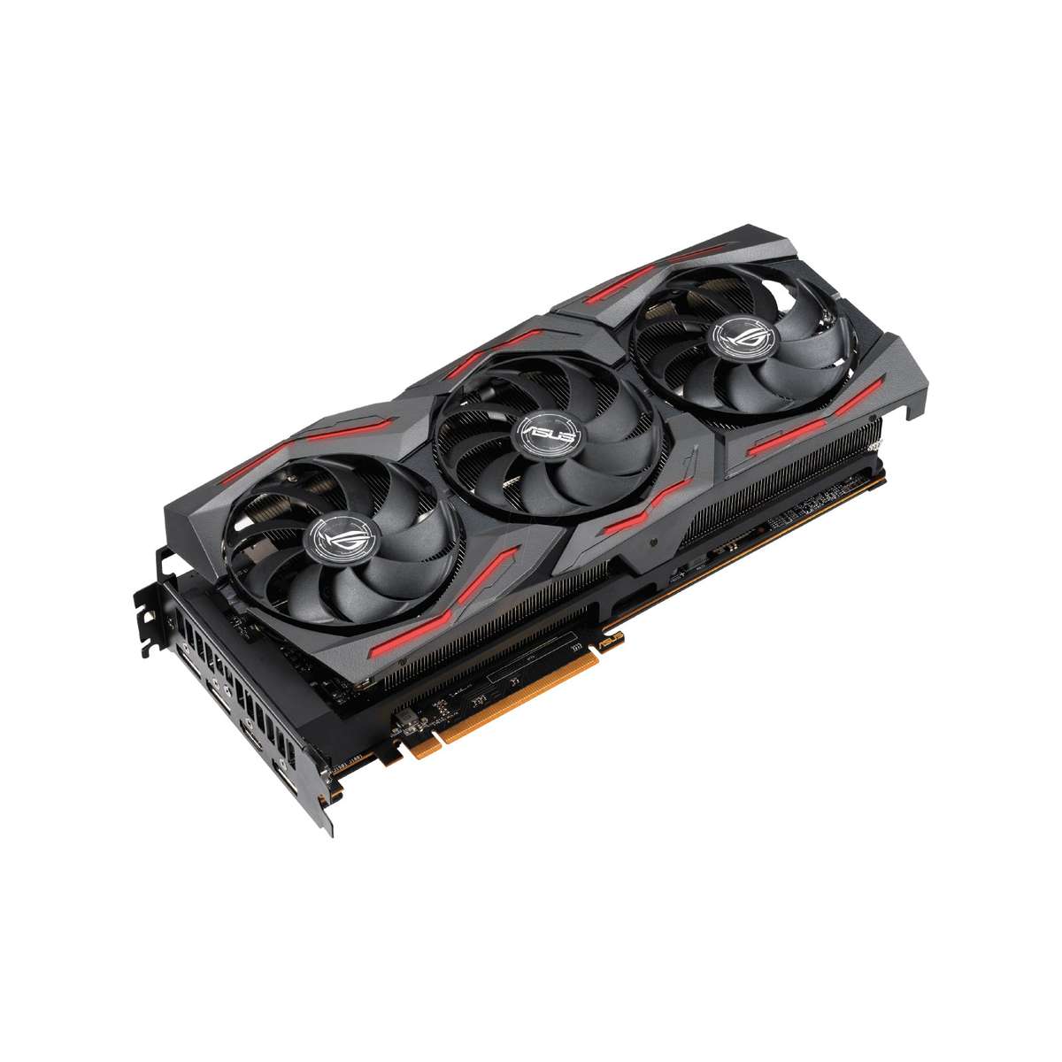 ASUS GRAPHICS CARD STRIX RX 5700XT OC  8GB DDR6 1X HDMI 3X DISPLAY PORT 3 X FAN MAX DISPLAY SUPPO...