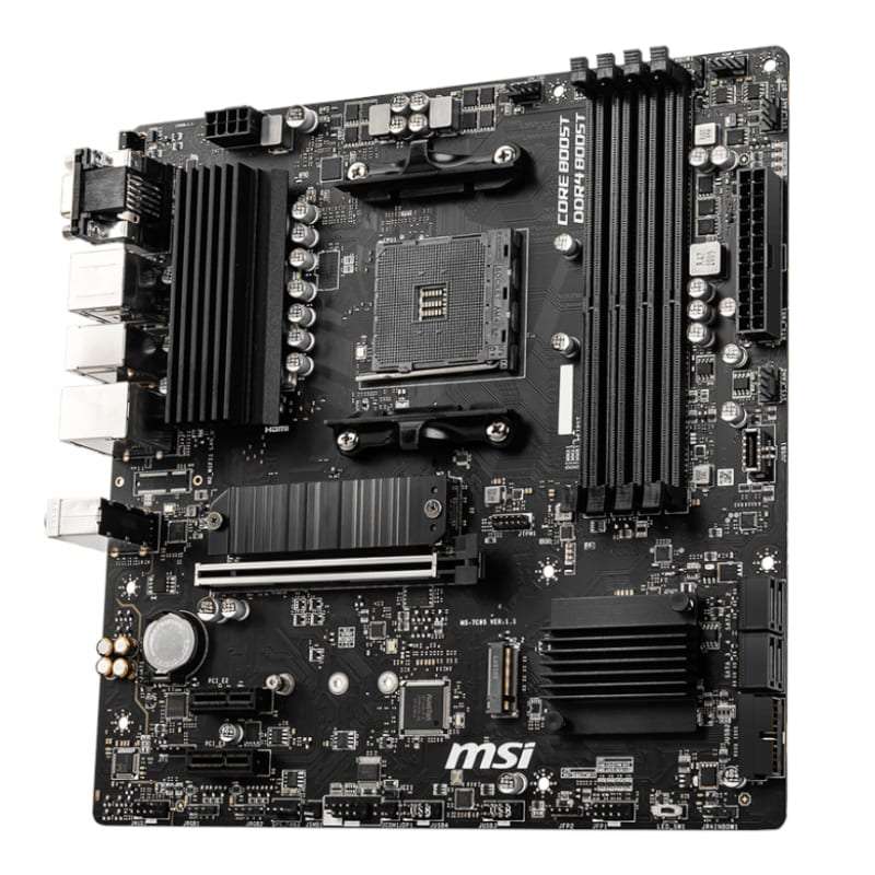 MSI B550M PRO-VDH AMD AM4 MATX Gaming Motherboard