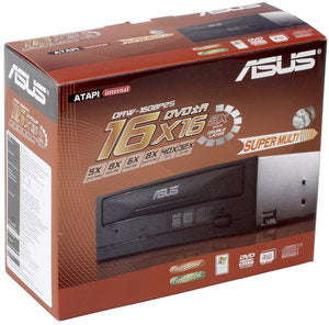 ASUS DRW-1608P2S - DVDRW (R DL) / DVD-RAM drive - IDE - internal