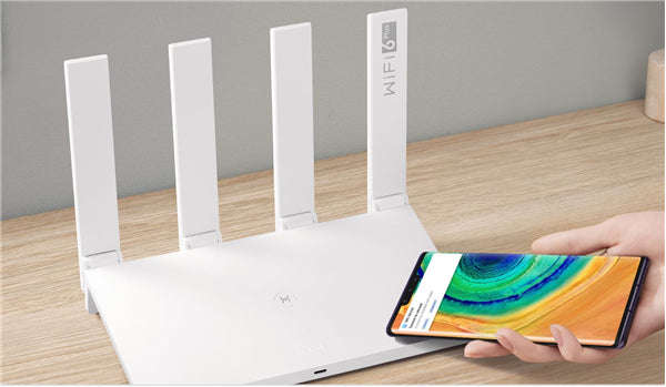 Huawei Wi-Fi 6 Fibre router Dual Core 1.2GHz/4 antennas.1 WAN Port/3 LAN Ports/ Dual Band.