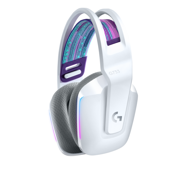 Logitech Gaming wireless RGB G733 Headset White