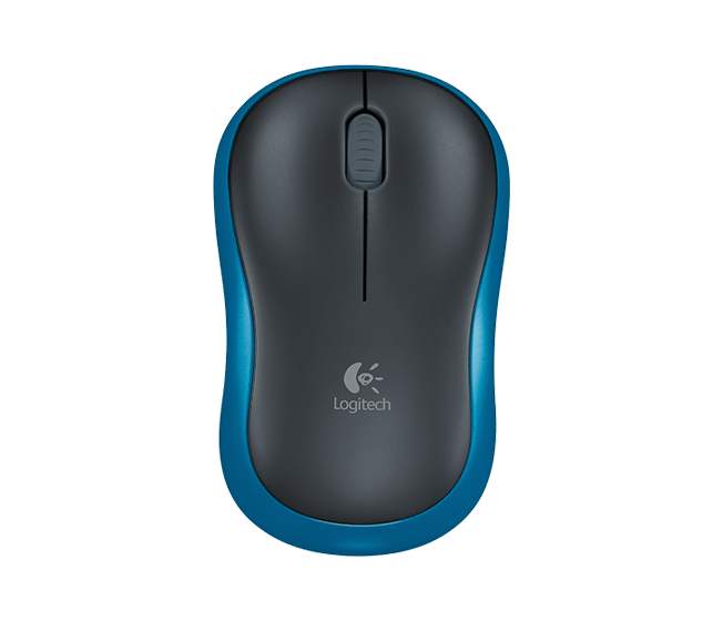 Logitech M185 Wireless Optical Mouse 910-002236 (Black & Blue)