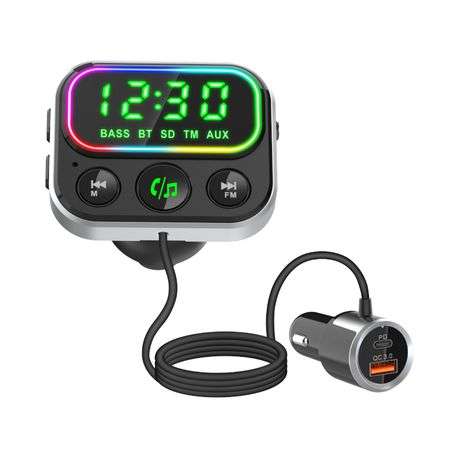 Gizzu Bluetooth Vent-Mounted Handsfree Car Charger Kit