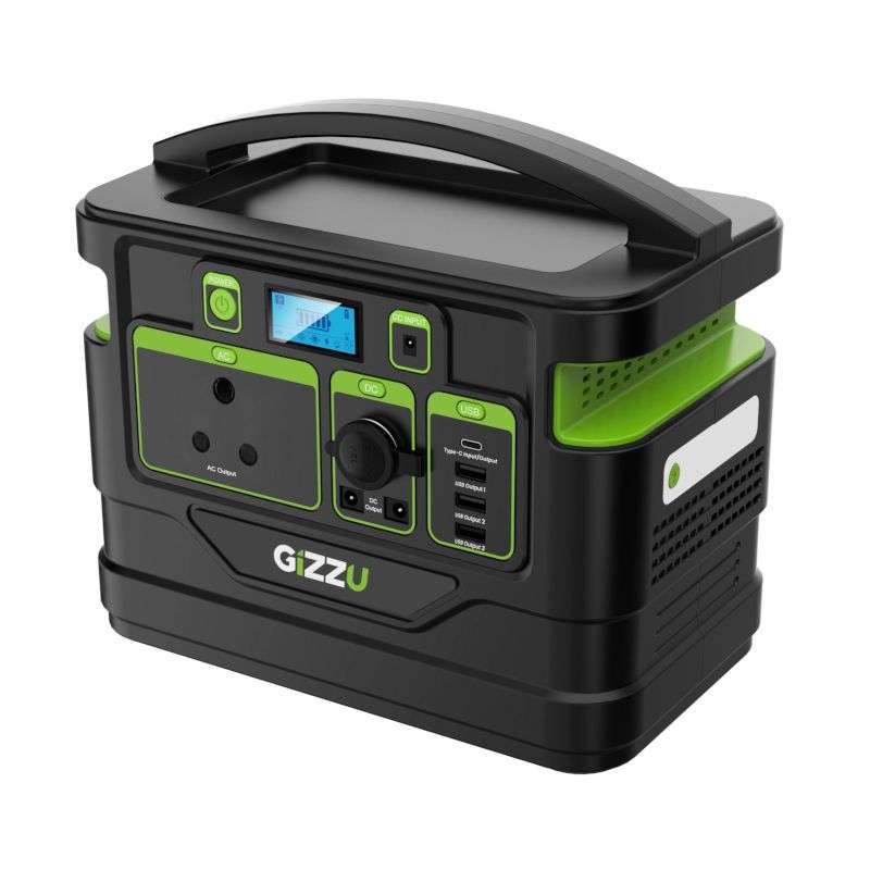 Gizzu 518Wh Portable Power Station 2 x 3 Prong SA Plug Point (UNBOXED DEAL)